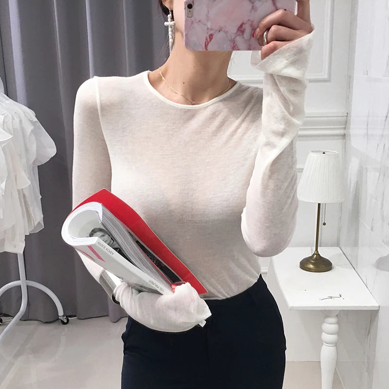 Women's Basic Long Sleeve T-Shirt